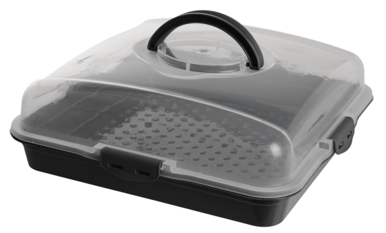 Тортівниця Violet House 0036 Каризма Antrasit 13х38х38 см (7181048) Київ