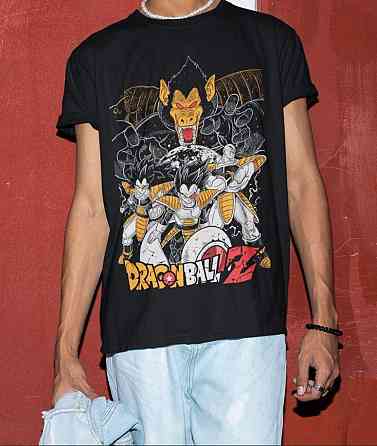 Футболка для мальчика аниме Винтаге Спекиал Аниме Лове оверсайз (рост от 165 до 180 ) Черний AnimeJ1176m Днепр