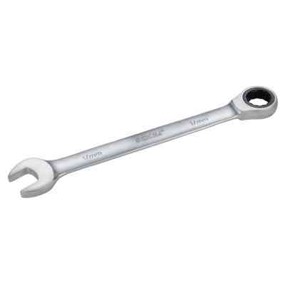 Ключ Sigma рожково-накидной с трещеткой 17мм CrV satine (6022171) Винница