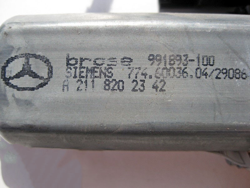 Mercedes-Benz  A2118202342 Моторчик заднього лівого склопідйомника E-Class W211 S-Class W220 Одеса - фото 3