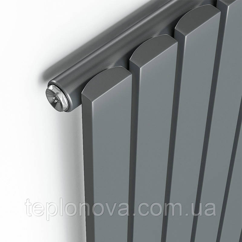 Дизайнерський радіатор 1800/472 (мм) антрацит IDEALE JOLANDA (бокове підключення) 11 8/1800/472 Чернівці - фото 2