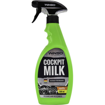 Автополіроль WINSO Cocpit Milk (ваниль) 500мл (810600) Вінниця - фото 1