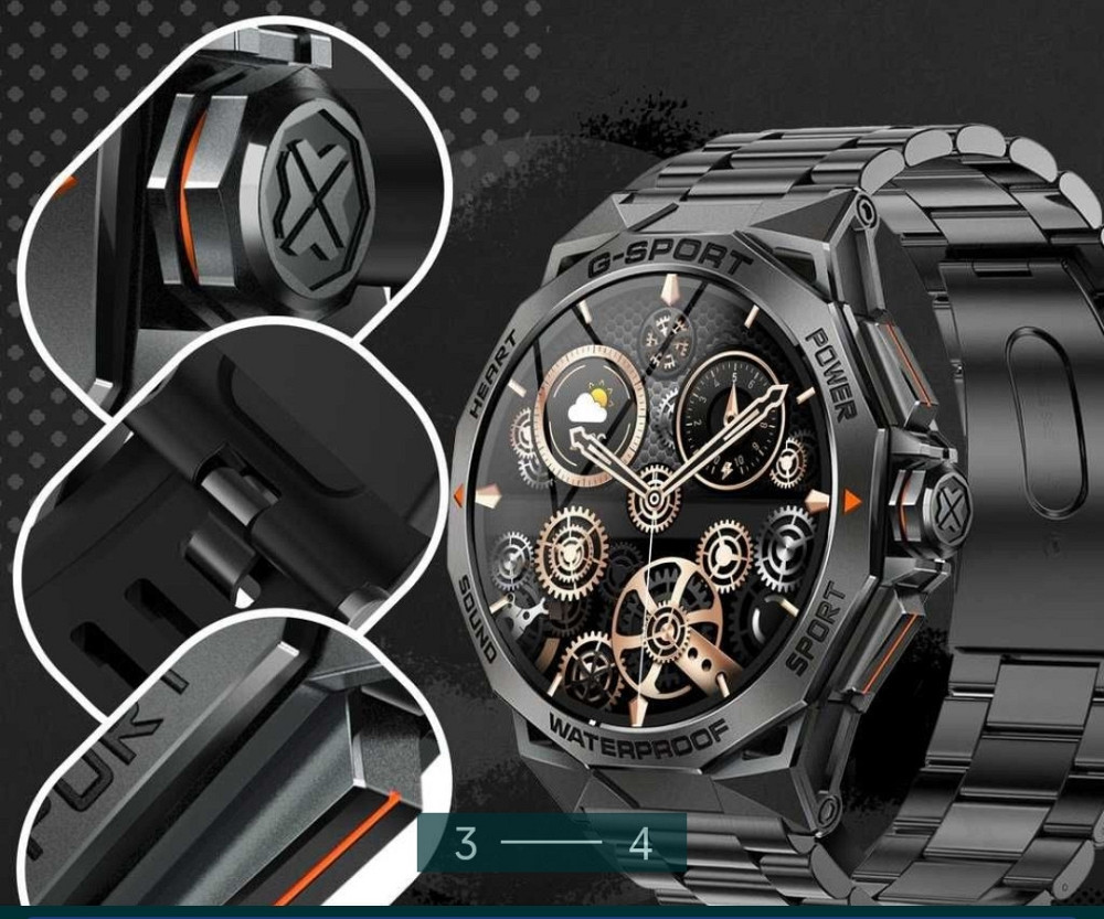 Тактические умные Часы: LIGE K62 Киев - изображение 3