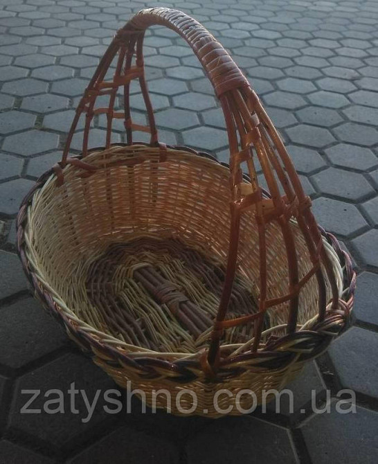 Плетеная корзина под подарки Киев - изображение 3