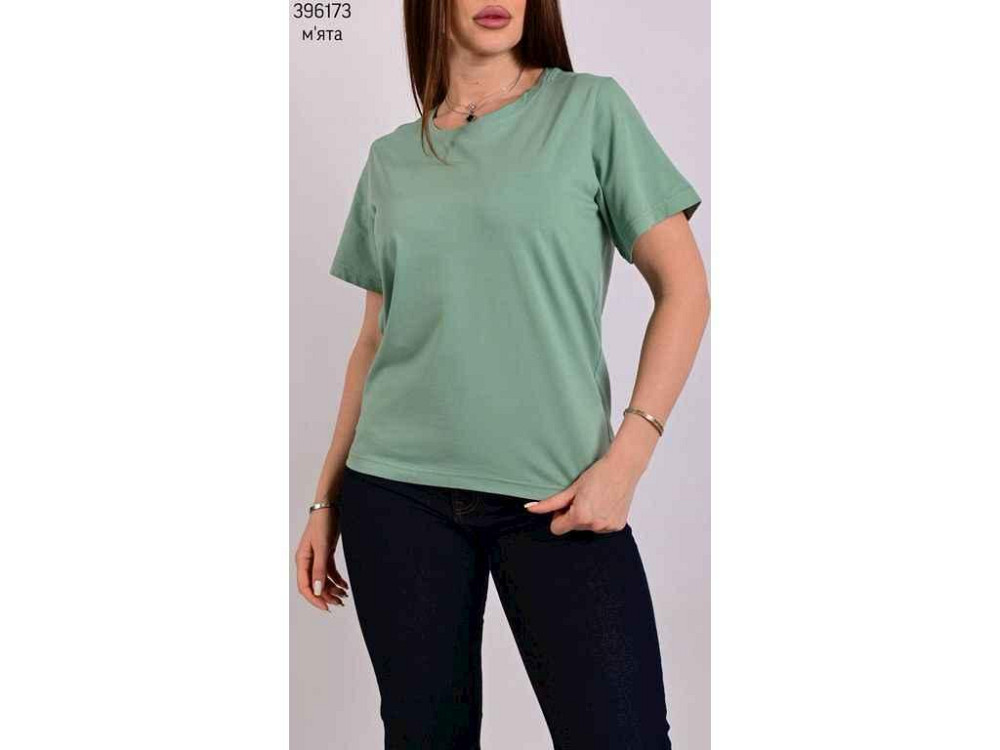 Футболка жін. 0002 арт.00-00396173 р.XS мятний ТМ FAMILY Київ - фото 1