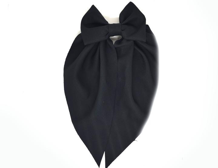 Шпилька для волосся 2025 Бант чорний Київ - фото 1