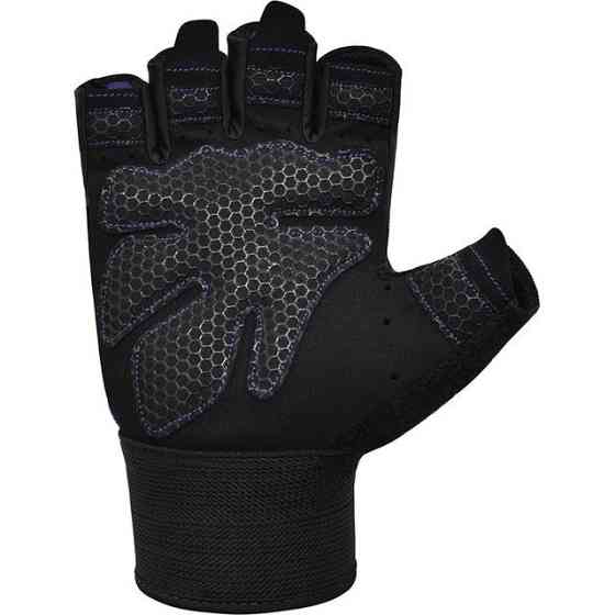 Рукавички для фітнесу RDX W1 Half Purple Plus S Каменское