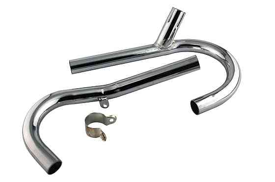 Коліно глушника УРАЛ (пара) (під одну трубу) (нового зразка) Мукачево