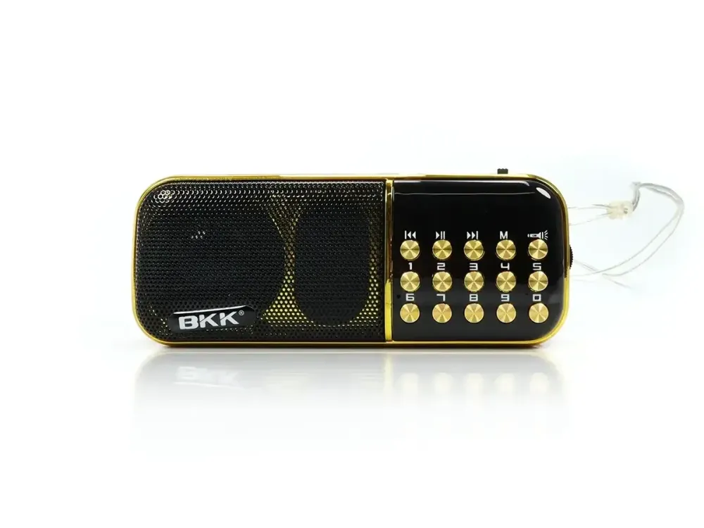 Портативний радіоприймач BKK B851SS USB MP3 TF з ліхтариком, годинником та акумулятором 18650 Одеса - фото 5