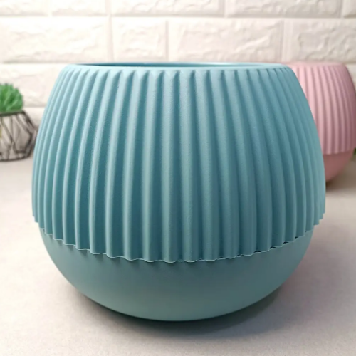 Вазон Бохо 14 см ізо-блакитний Алеана Житомир - фото 7