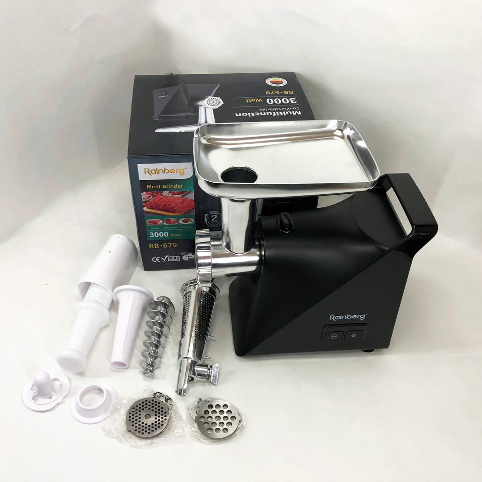 Мясорубки с металлическими шестернями в редукторе Rainberg, Мясорубка професиональна ZL-60 Львов - изображение 9