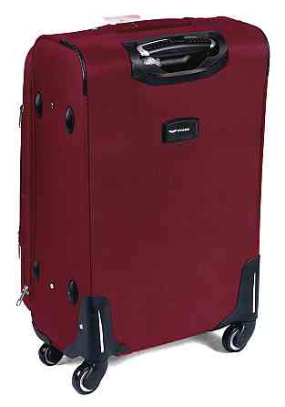 Валіза тканинна WINGS 6802 середня бордова 4 колеса Київ