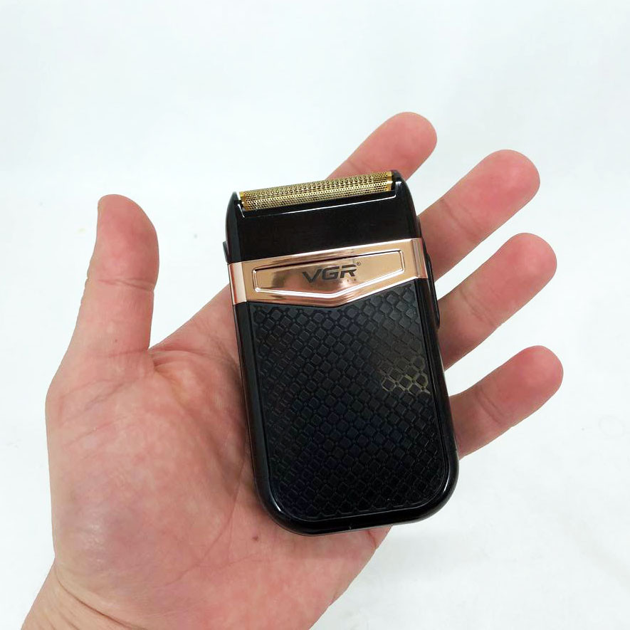 Портативна сітчаста бритва VGR V-331, Чоловіча бритва на батарейках Професійна для волосся FM-60 Львів - фото 13