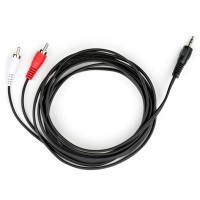 Кабель мультимедійний 3.5mm M to 2xRCA M 3.0m Vinga (VCPDCJ35MRCA23BK) Киев - изображение 1