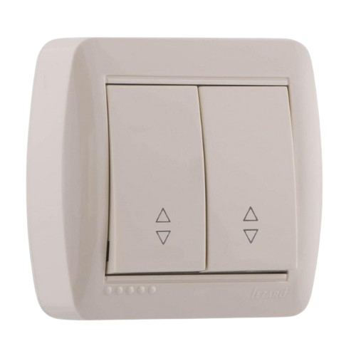 DEMET крем Вимикач внутрішній прохідний 2кл Лезард Житомир - фото 1