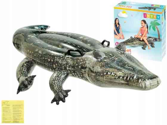 Плот надувной для плавания INTEX 57551 Аллигатор, 170 x 86 см Киев