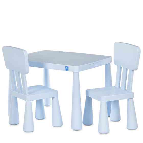Дитячий столик M 6176-4 стільниця 76,5х54,5 см, 2 стільчики Вінниця