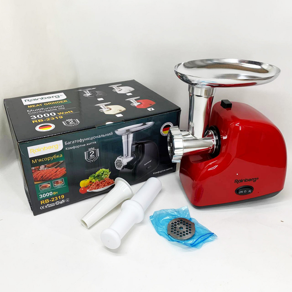 Мясорубка электрическая для мяса, Электрические мясорубки кухонные, Легкая в использовании мясорубка NS-19 Львов - изображение 3