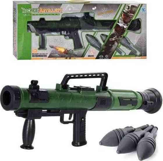 Детское оружие Гранатомёт Стреляет гранатами звук 53 см 0599-87 Киев