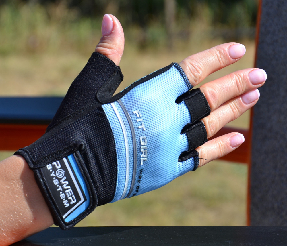 Рукавички для фітнесу Power System PS-2920 Fit Girl Evo Blue XS Каменское - изображение 5