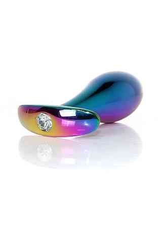Анальная металлическая пробка Plug-Jewellery Multicolour PLUG- Clear L Sex Aura Киев
