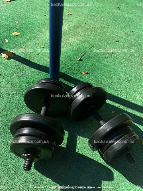 Гантелі набірні 2 по 10 кг з ABS покриттям Гантелі, гирі, штанги та диски бітумні Київ - фото 4