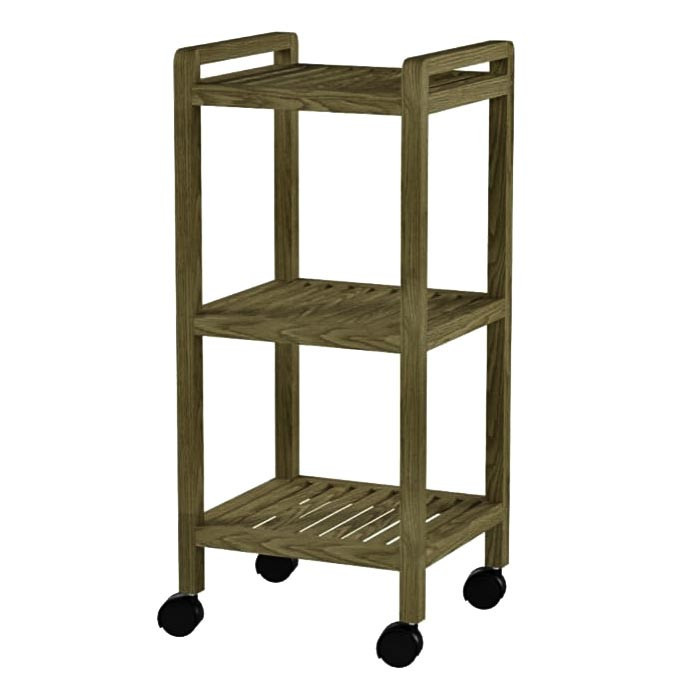 Етажерка для ванної на коліщатах "Галаміс" палісандр Миколаїв - фото 1