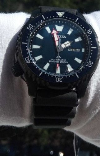 Японские механические(200м) дайверы Citizen NY0158-09L Сапфир РРЦ-$575 Киев - изображение 6