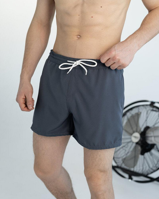 Плавательные шорты мужские темно-серые Pobedov Pool day BATAL Киев - изображение 4