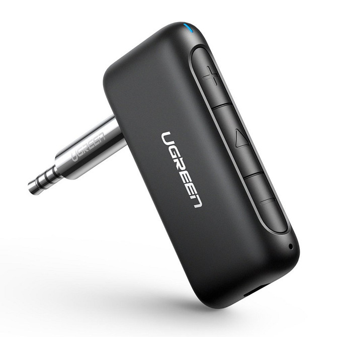 Bluetooth 5.0 приймач UGreen CM276 з AUX-виходом, мікрофоном для автомагнітол, дом.театров 70303 Николаев - изображение 1