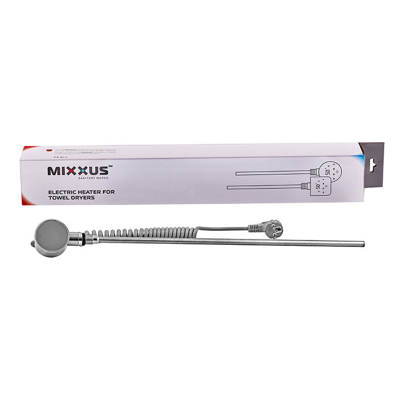 ТЕН електричний Mixxus TEH-0106 CHROME для сушарок рушників 600W (колір хром) (MI6629) ( 25946 ) Харків - фото 5
