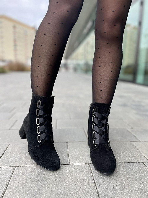 Nivelle Черевики жіночі NIVELLE чорні замша натуральна 38р. (5415/4030-4046) Коломия - фото 4