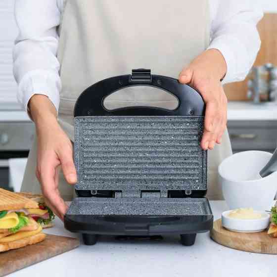 Гриль електричний MAGIO, Потужний притискний електрогриль для дому, Електричний гриль для м'яса KB-28 Івано-Франківськ