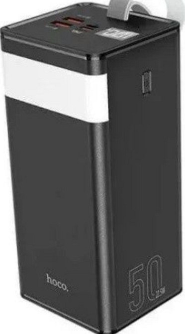 Powerbank с быстрой зарядкой и фонарем HOCO LED J86A 50000mAh. Киев - изображение 4