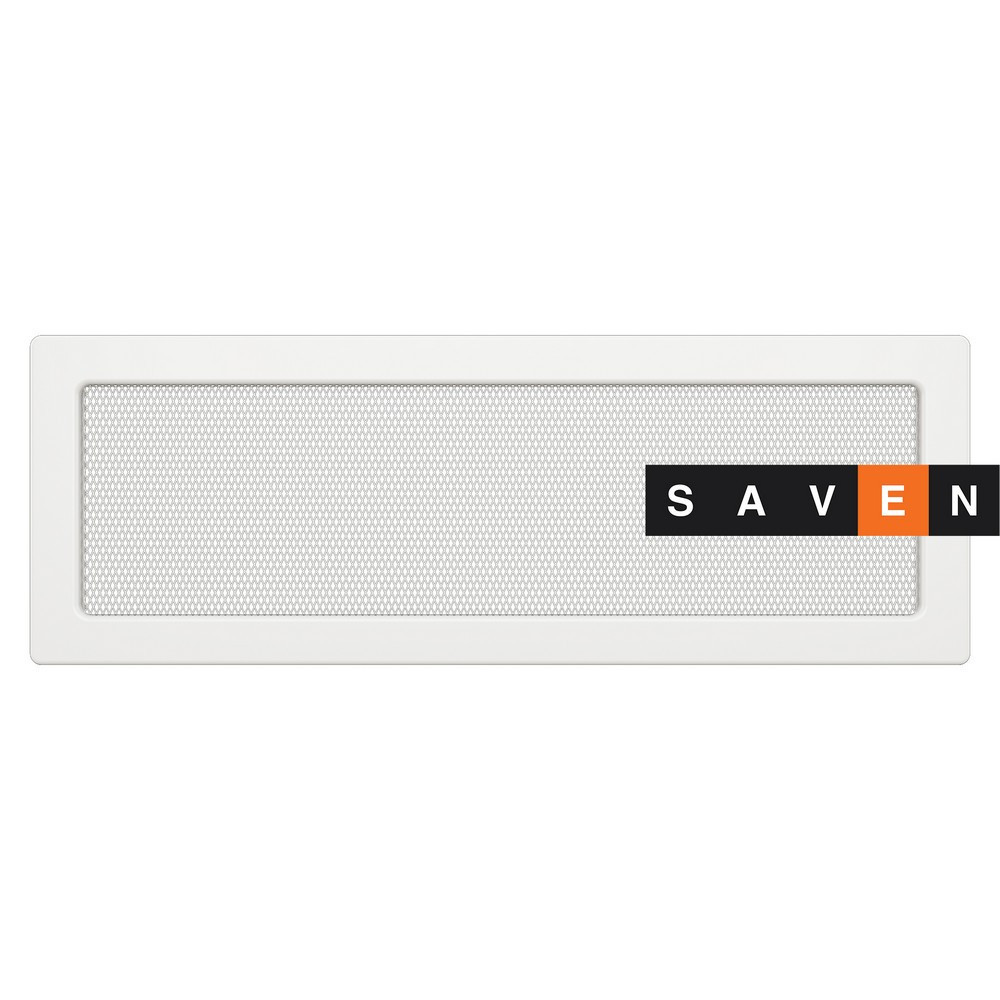 Вентиляційна решітка для каміна SAVEN 17х49 біла Львів - фото 1