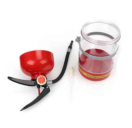 Резервуар RESTEQ для коктейлів у вигляді вогнегасника — ємність 1,5 л для алкоголю та напоїв, штоф-диспенсер для віскі, пива та Київ