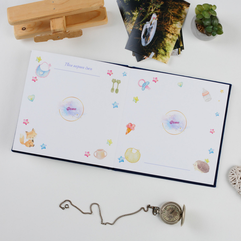 Дитяча метрика у велюровій синій обкладинці Тернополь - изображение 7