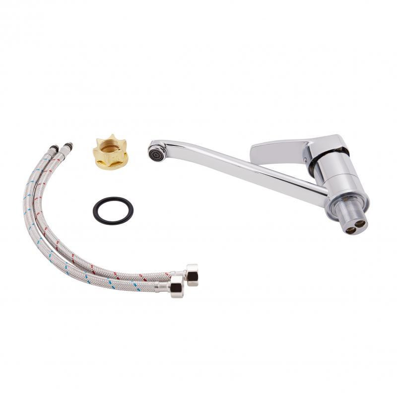 Смеситель для кухни Lidz (CRM) 41 86 003, хром Киев - изображение 3