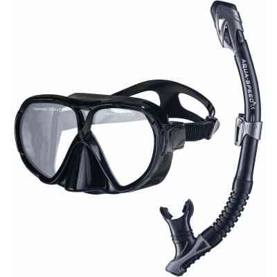 Набор для плавания Aqua Speed Vanua + Borneo (Mesh Bag) 8235 610-07 чорний Уні OSFM (5908217682352) Винница