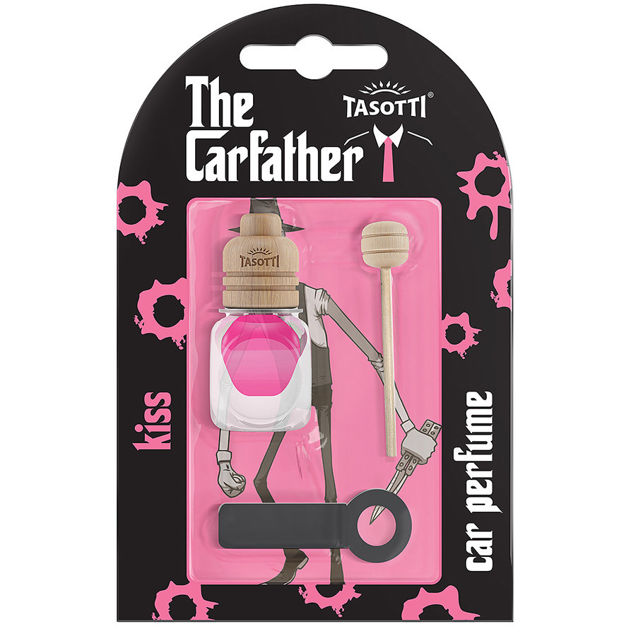 Ароматизатор для авто на обдув "Carfather Wood" Kiss (Поцілунок) 7мл Tasotti Київ - фото 1