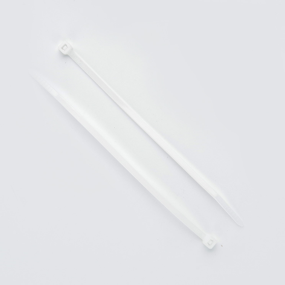 Хомут пластиковий 4,6*400 (5*400)мм універсальний білий 100шт/уп APRO Житомир - изображение 3