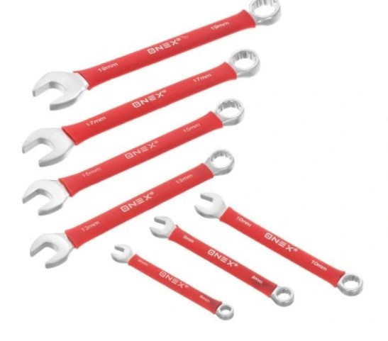 Набір ріжкових комбінованих ключів OX-3229 з гумовими вставками, 12 шт, 6–32 мм, Cr-V сталь у футлярі Одеса - фото 4