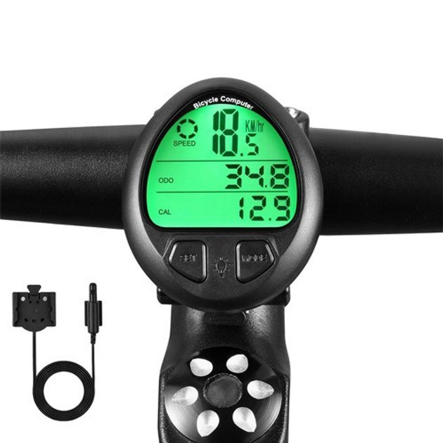 Велокомпьютер 669/999, подсветка дисплея, 26 функций IL-12 Львов - изображение 1