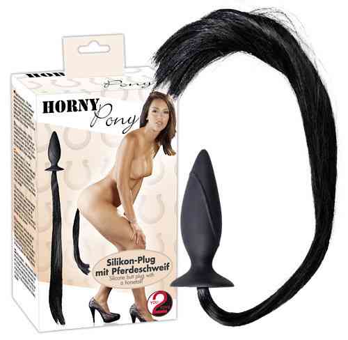 Анальна пробка - Horny Pony Whip Plug Sex Aura Київ