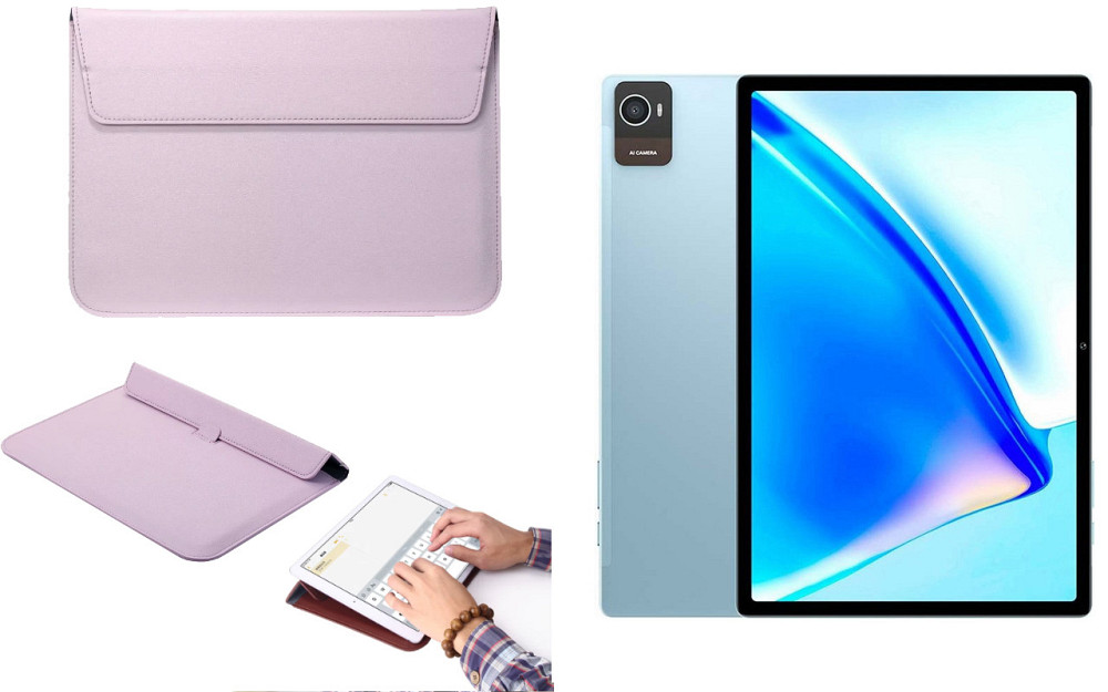 Чохол-конверт VitoCase для Oukitel OKT3, з функцією підставки для планшета Фіолетовий Київ - фото 1