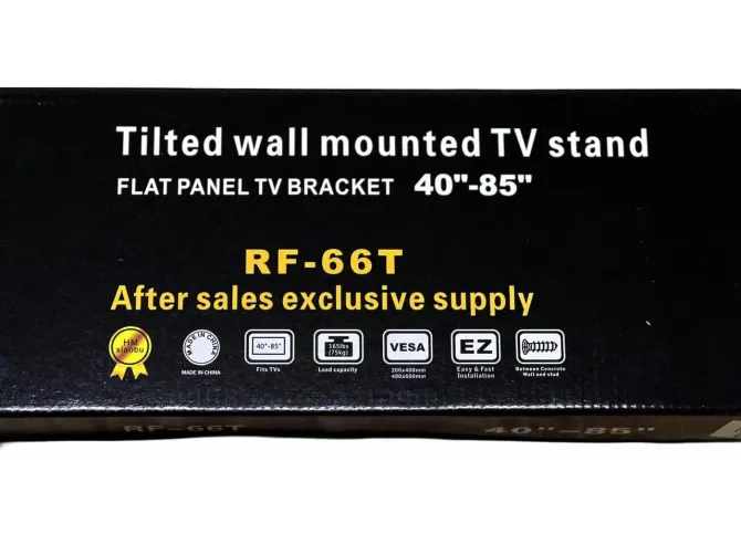 Настінне кріплення для телевізорів та плазм 40"-85" RF-66T до 75кг навантаження, з нахилом, стандарт Київ - фото 2