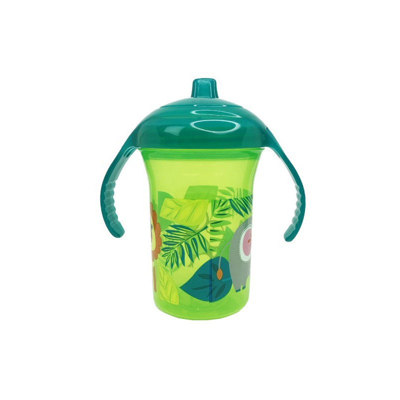 Пляшечка пластикова з ручками "Мавпа" MGZ-0323(Green) 250 мл Вінниця - фото 2