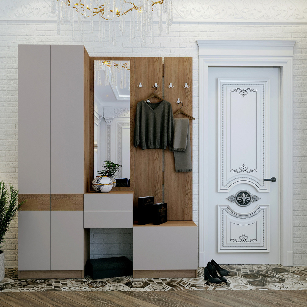 Шкаф для одежды Doros Сола Канноло/Кашемир ДСП 60х40х215 (DRS-011896) Днепр - изображение 8