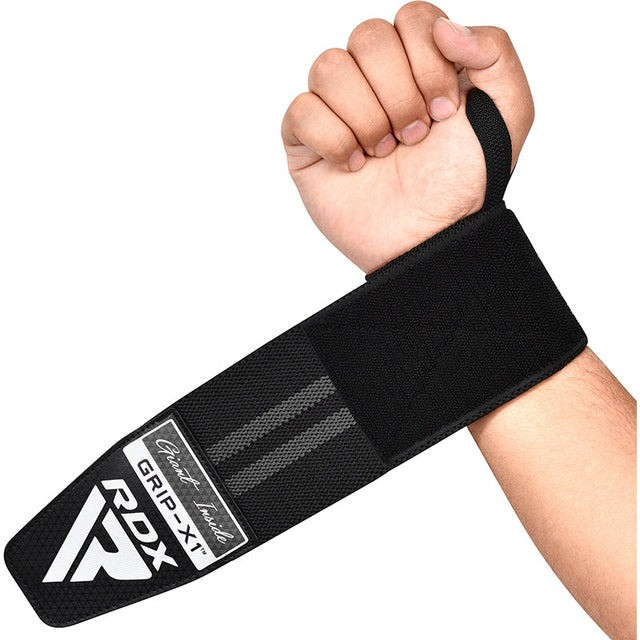 Бинти для зап'ястя (кистьові бинти) RDX WR11 GYM Wrist Wrap Black/Grey Кам'янське - фото 1