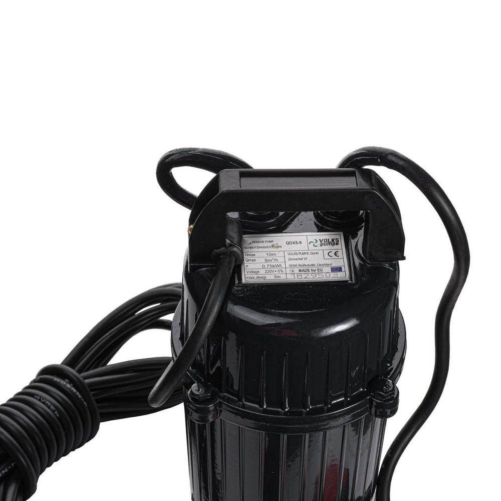 Насос дренажний VOLKS pumpe QDX5-9 0,75кВт (000015476) Київ - фото 2